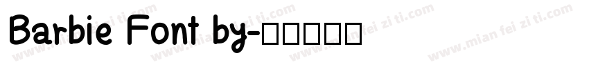 Barbie Font by字体转换